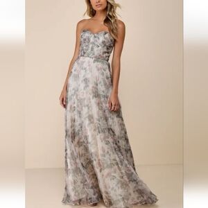 Lulus Most Beautiful Day Organza Dress